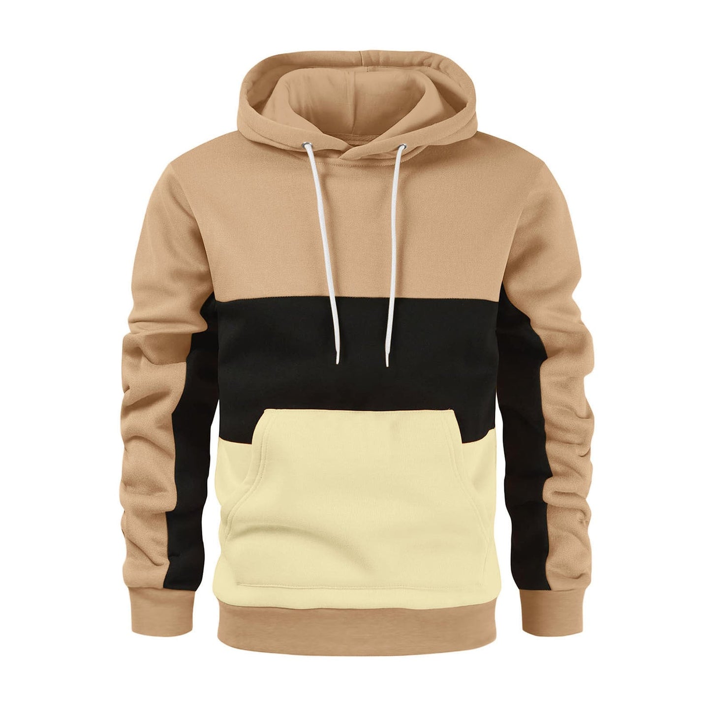 Herren Kapuzenpullover mit modischem Farbblockdesign ModeGeist