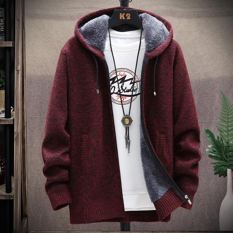Herren bequeme und stylische Kapuzenjacke ModeGeist