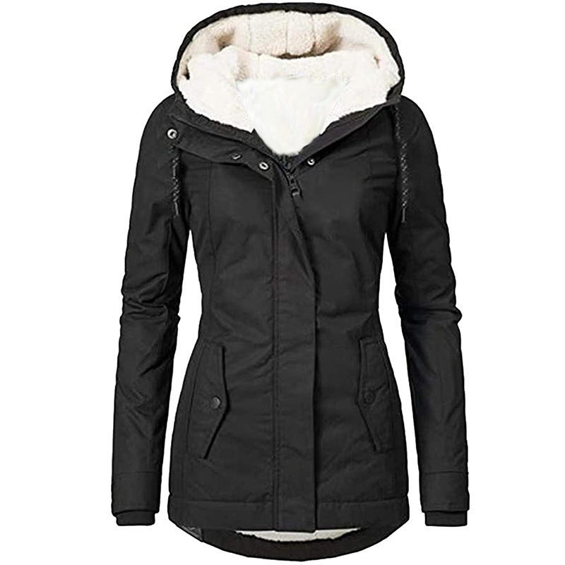 Damen warme Outdoor-Jacke mit kuscheligem Futter ModeGeist