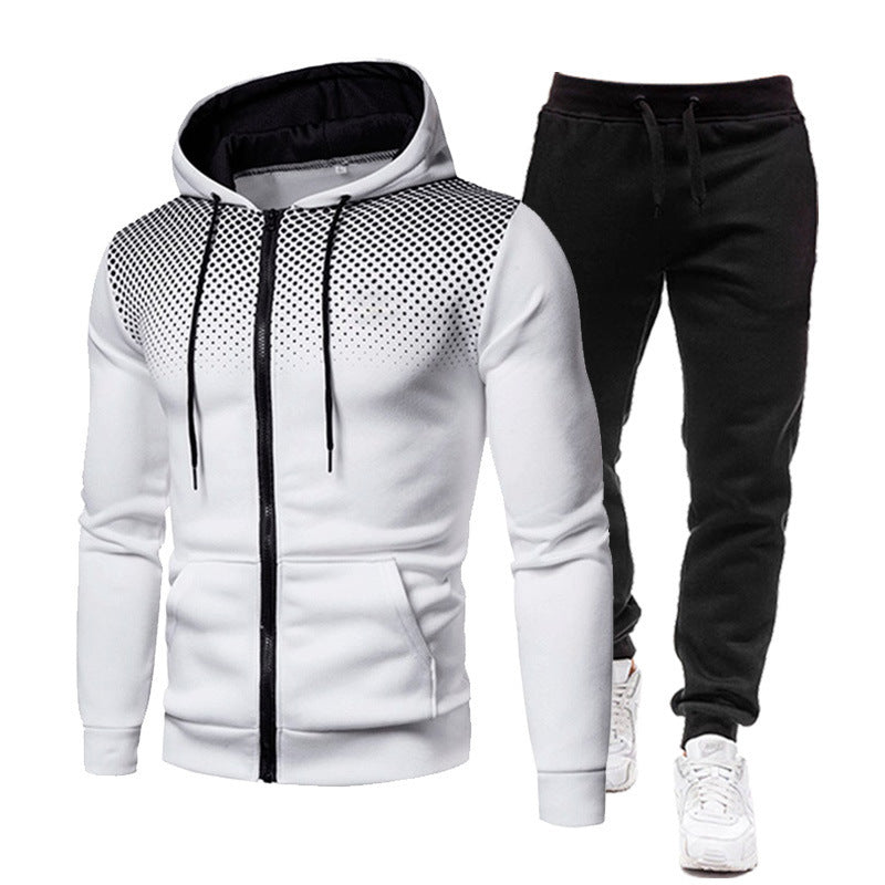 Herren Hoodie- und Jogginghose Set mit atmungsaktivem Design ModeGeist