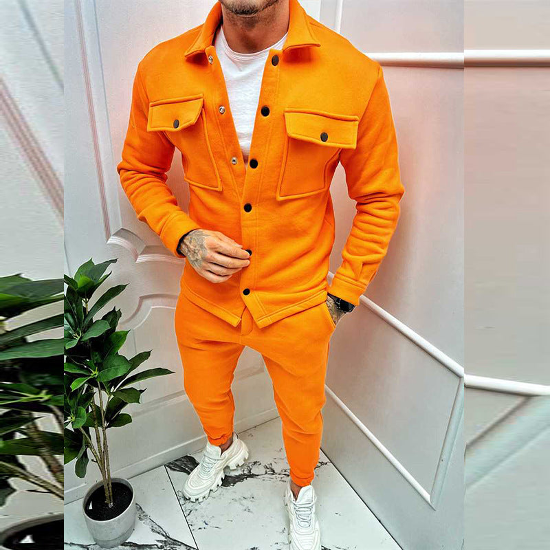 Herren Freizeit-Anzug mit praktischem Schnitt und Taschen ModeGeist