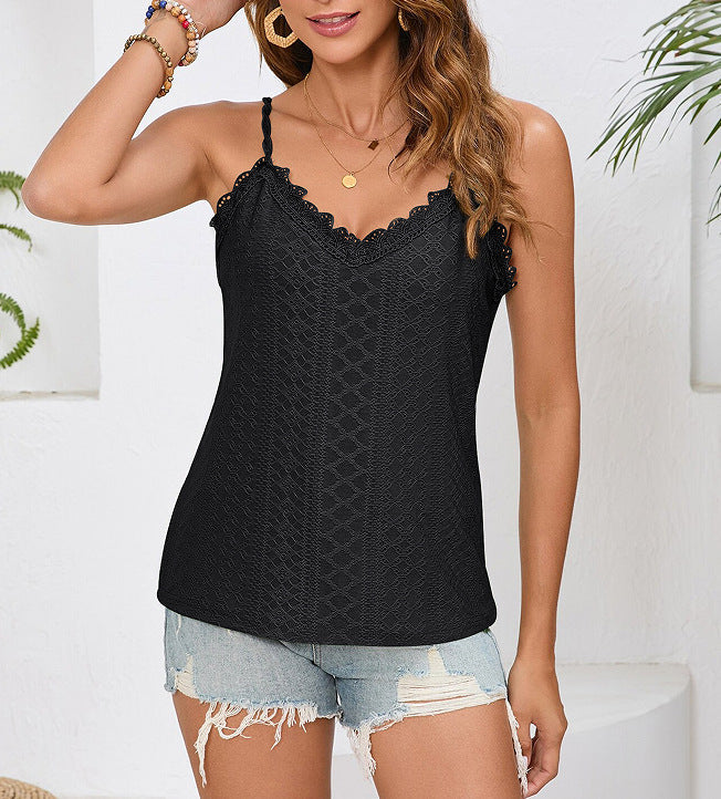 Damen Spitzenelemente Top ModeGeist