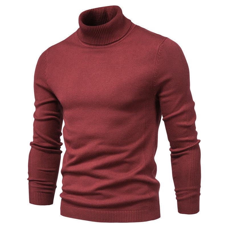 Herren eleganter Rollkragenpullover aus feinem Strick ModeGeist