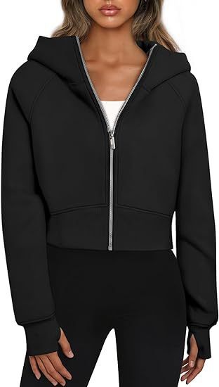 Damen cropped Kapuzenjacke ModeGeist