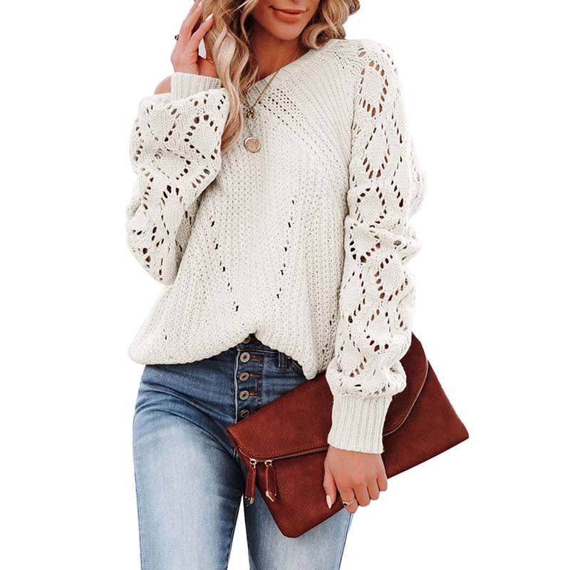 ModeGeist | Hohlstrickpullover Mit Elegantem Design