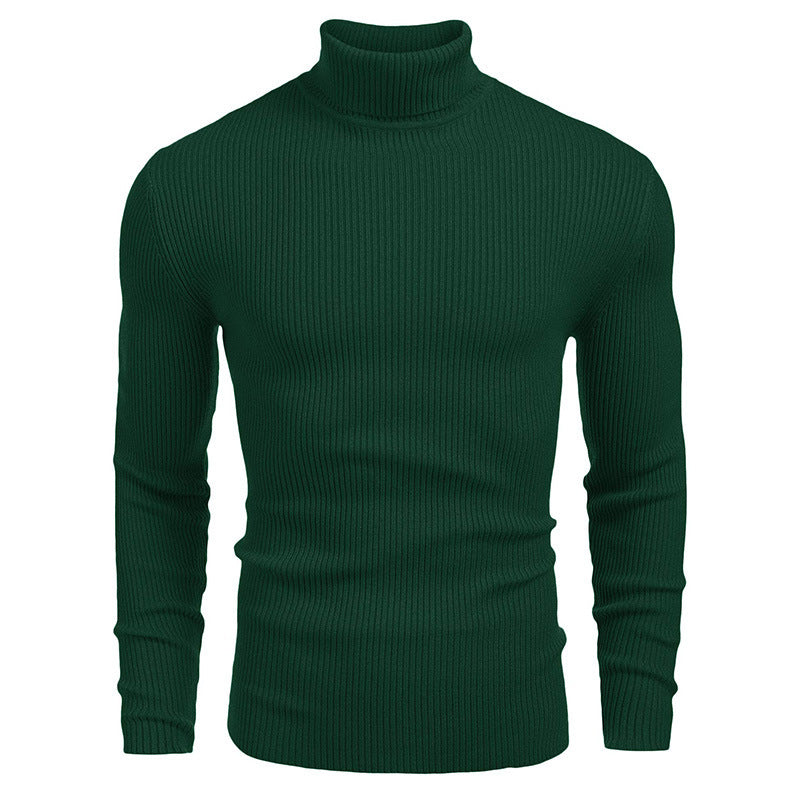 Herren Rollkragenpullover aus feinem Rippstrick ModeGeist