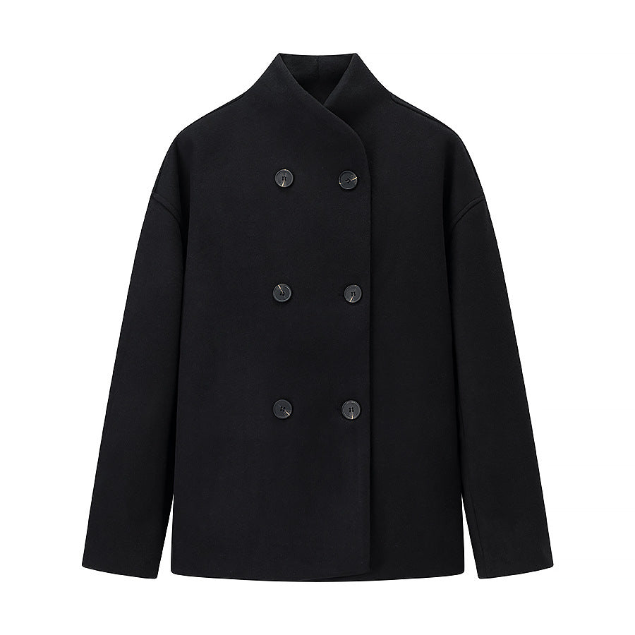Damen modische Wolljacke im klassischen Schnitt ModeGeist