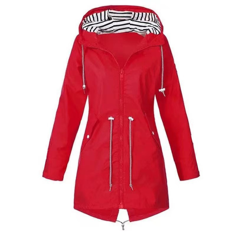 ModeGeist | Kapuze Winddichte Regenjacke Langarm