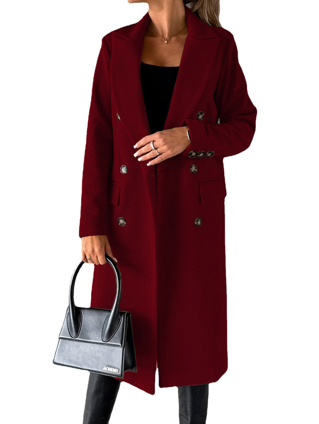 Damen Eleganter und zeitloser Trenchcoat mit doppelter Knopfleiste und praktischen Taschen ModeGeist