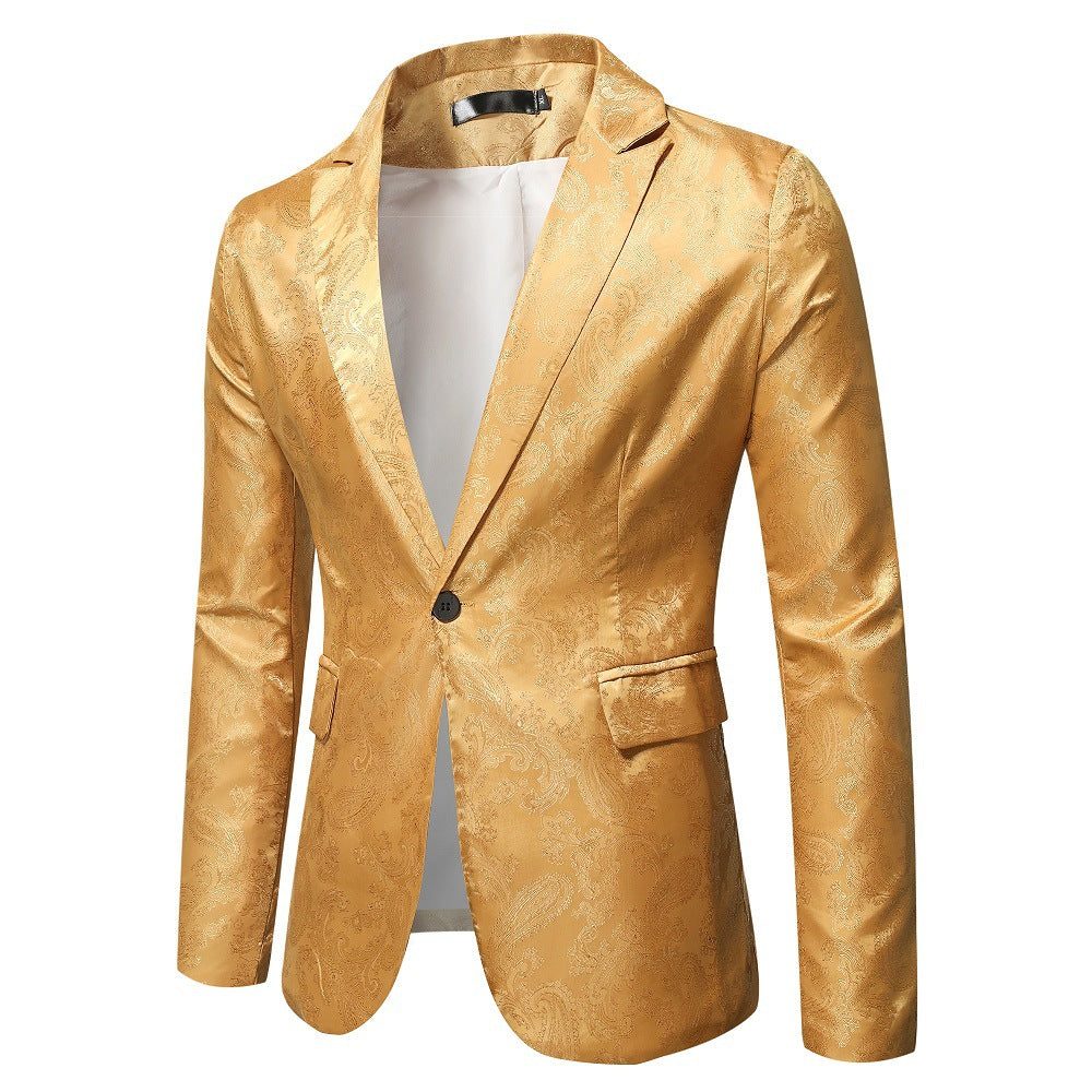 Herren eleganter Blazer mit Paisleymuster ModeGeist
