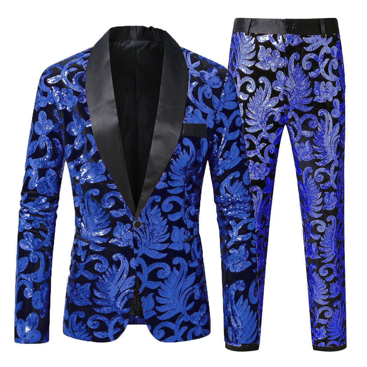 Herren glamouröses Pailletten-Anzugset ModeGeist