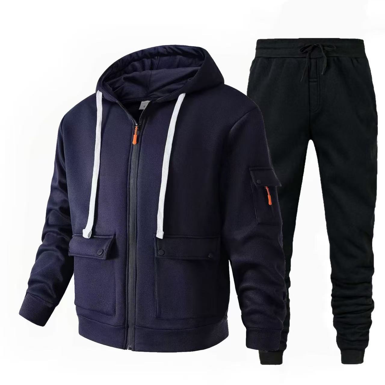 Herren sportlicher Jacke mit praktischen Taschen und Jogginghose ModeGeist
