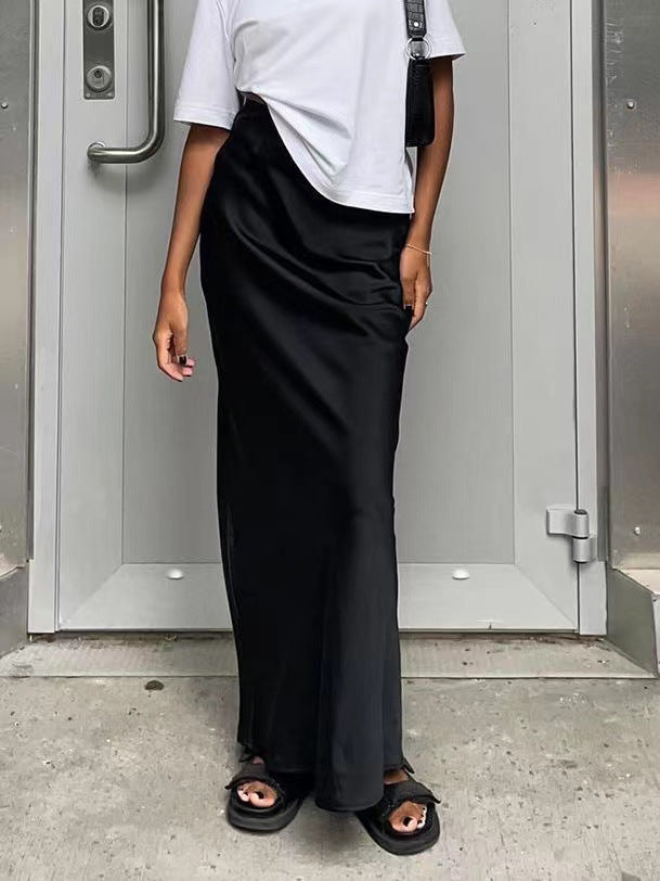 Damen elegantes Maxikleid mit asymmetrischem Schnitt und dekorativem Überwurf ModeGeist