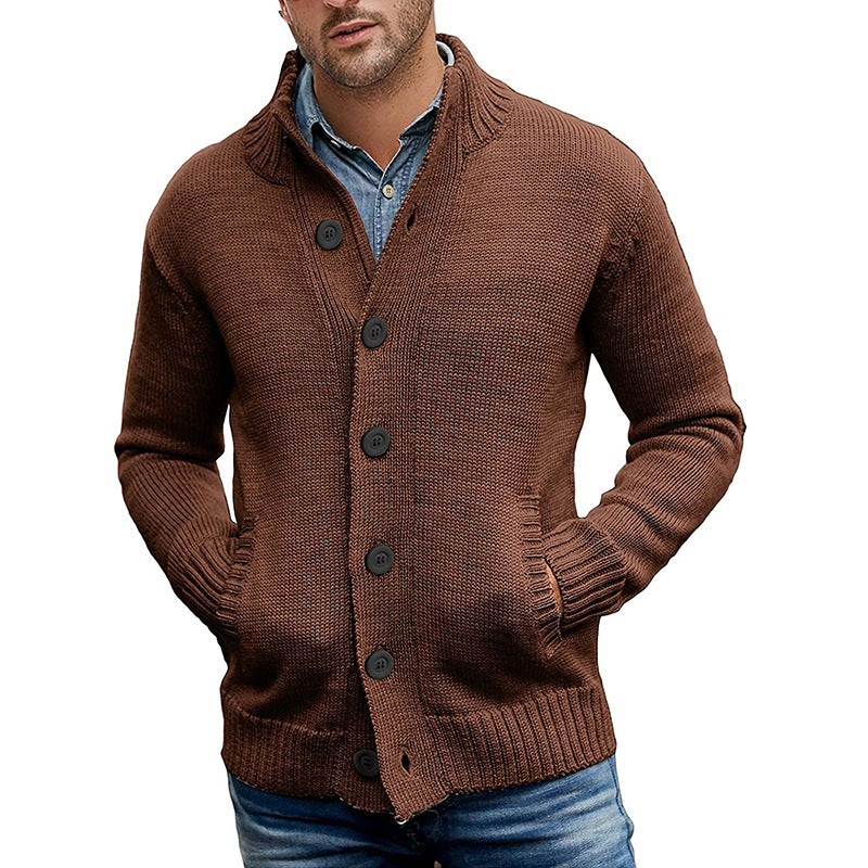 Herren Strickjacke mit modernem Design und praktischen Taschen ModeGeist