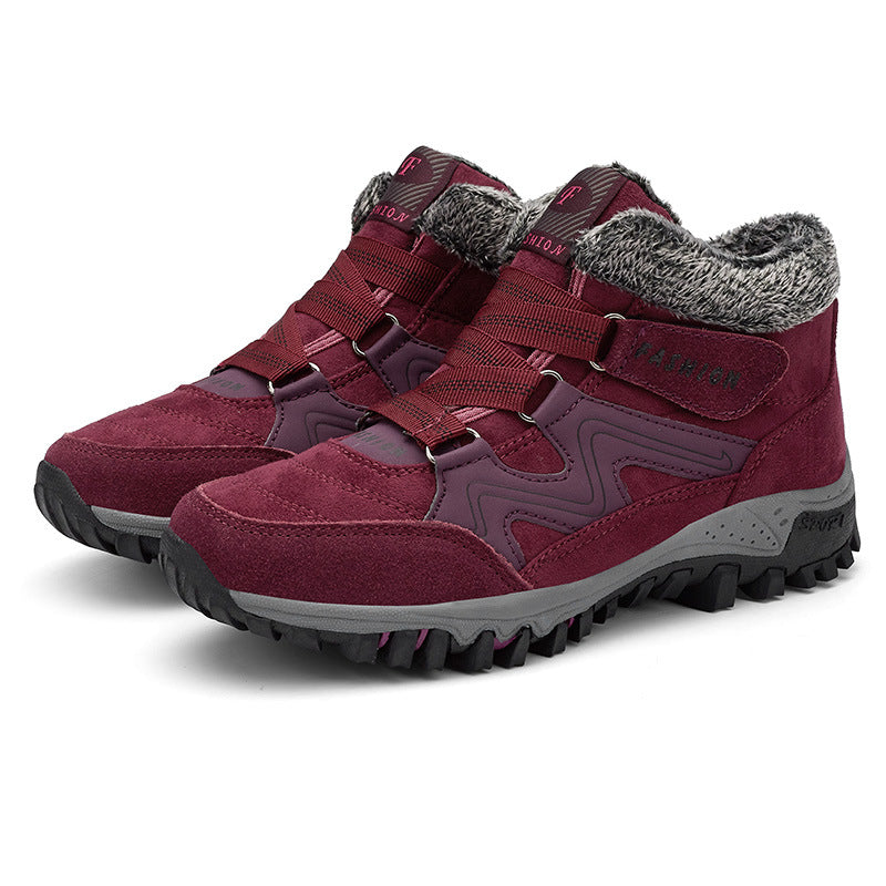 Damen Wanderstiefel mit isolierendem Innenfutter und rutschfester Sohle ModeGeist