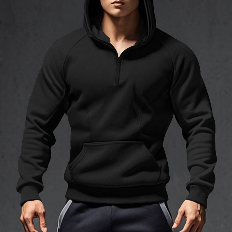 Herren Kapuzenpullover mit Reißverschluss und praktischen Taschen ModeGeist