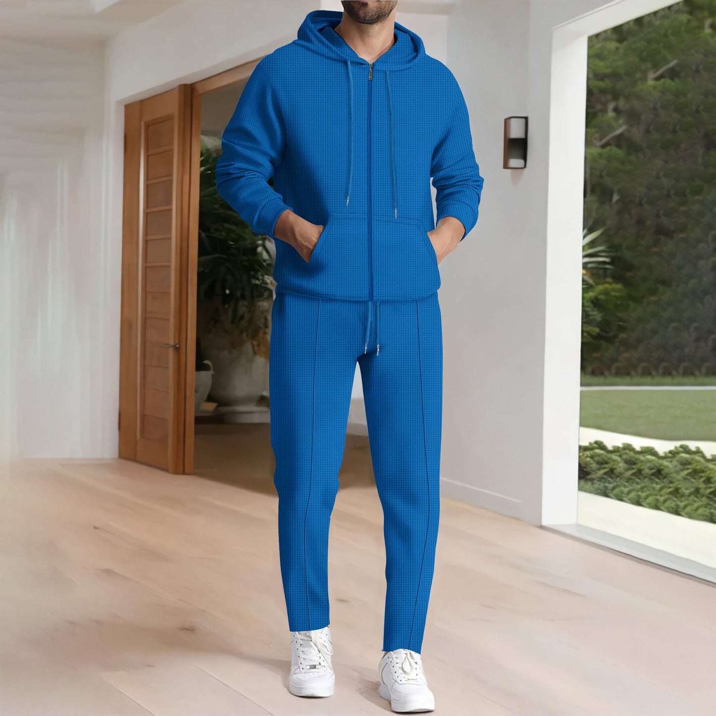Herren Freizeit-Hoodie und Jogginghose Set mit modernem Design ModeGeist