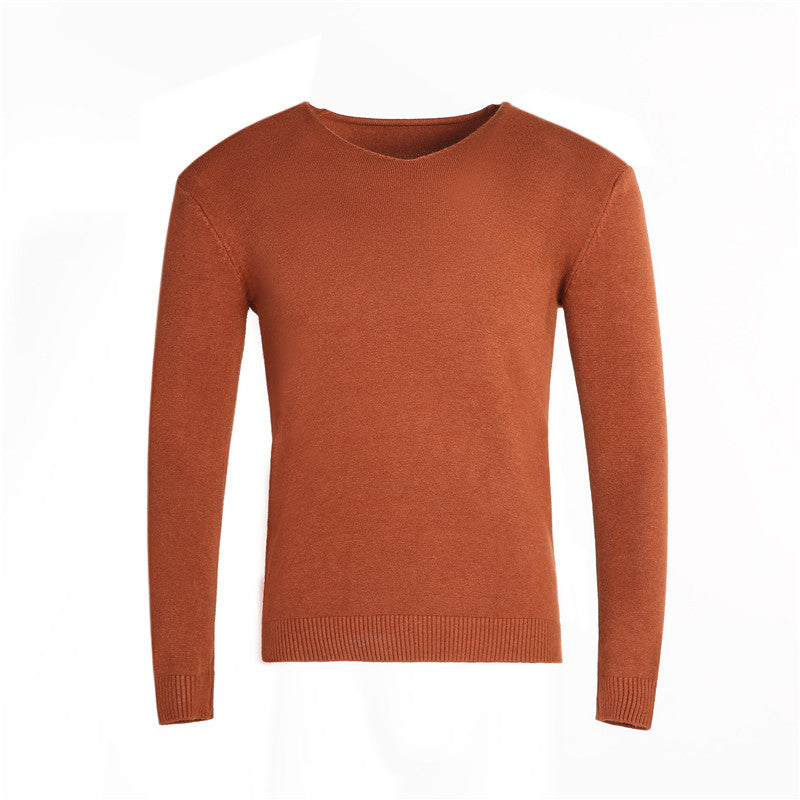 Herren klassischer V-Ausschnitt Pullover ModeGeist