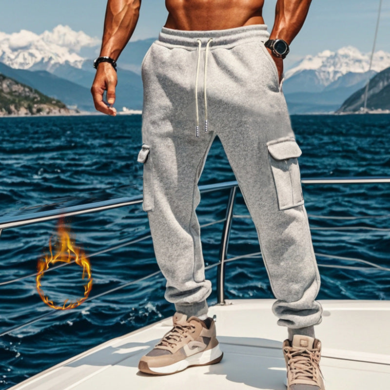 Herren Sportliche Cargo-Jogginghose mit elastischem Bund und praktischen Taschen ModeGeist