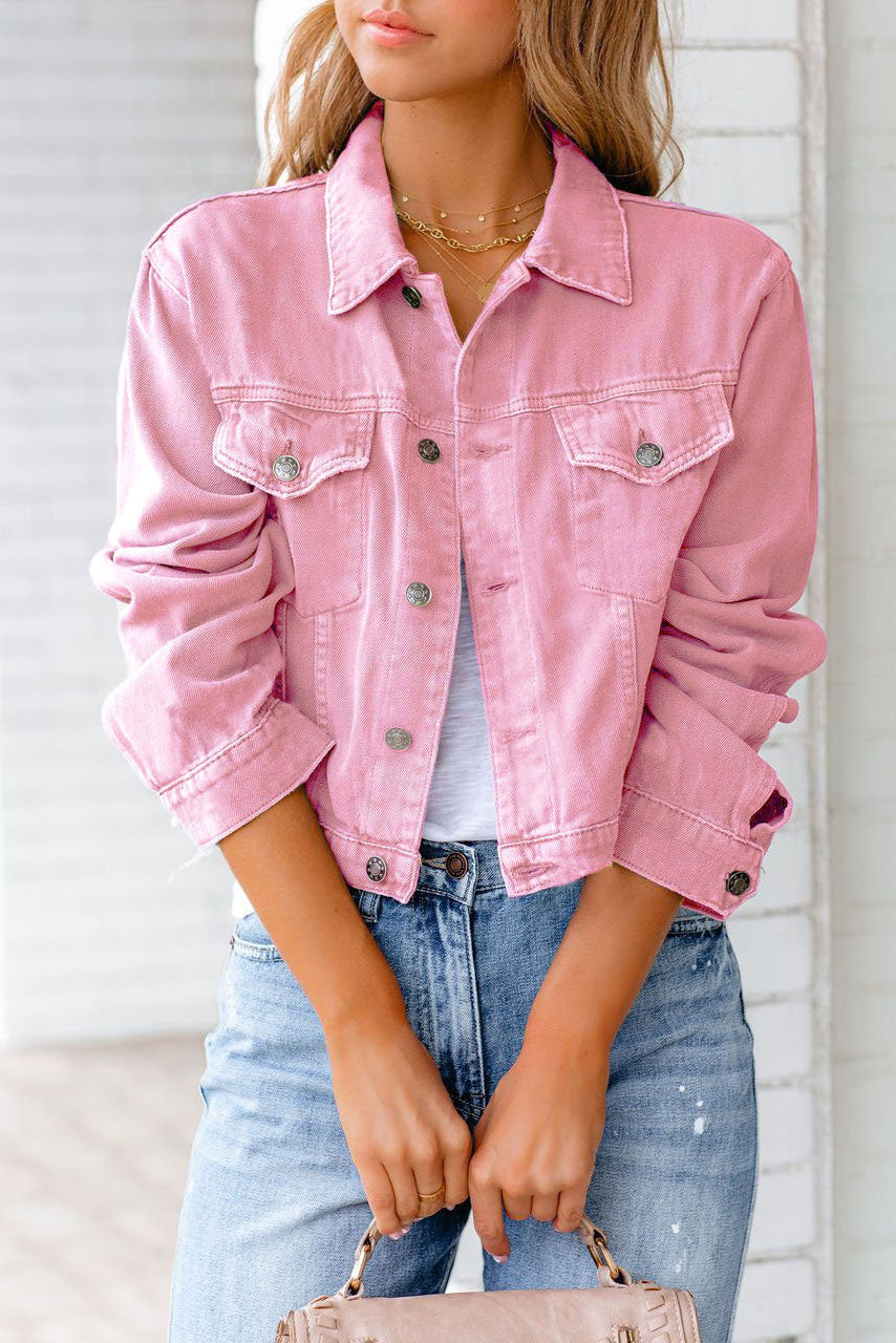 ModeGeist | Gekürztes Denim Oberteil