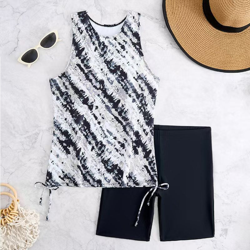 Modisches Damen Bade-Tanktop und -Shorts Set MODEGEIST