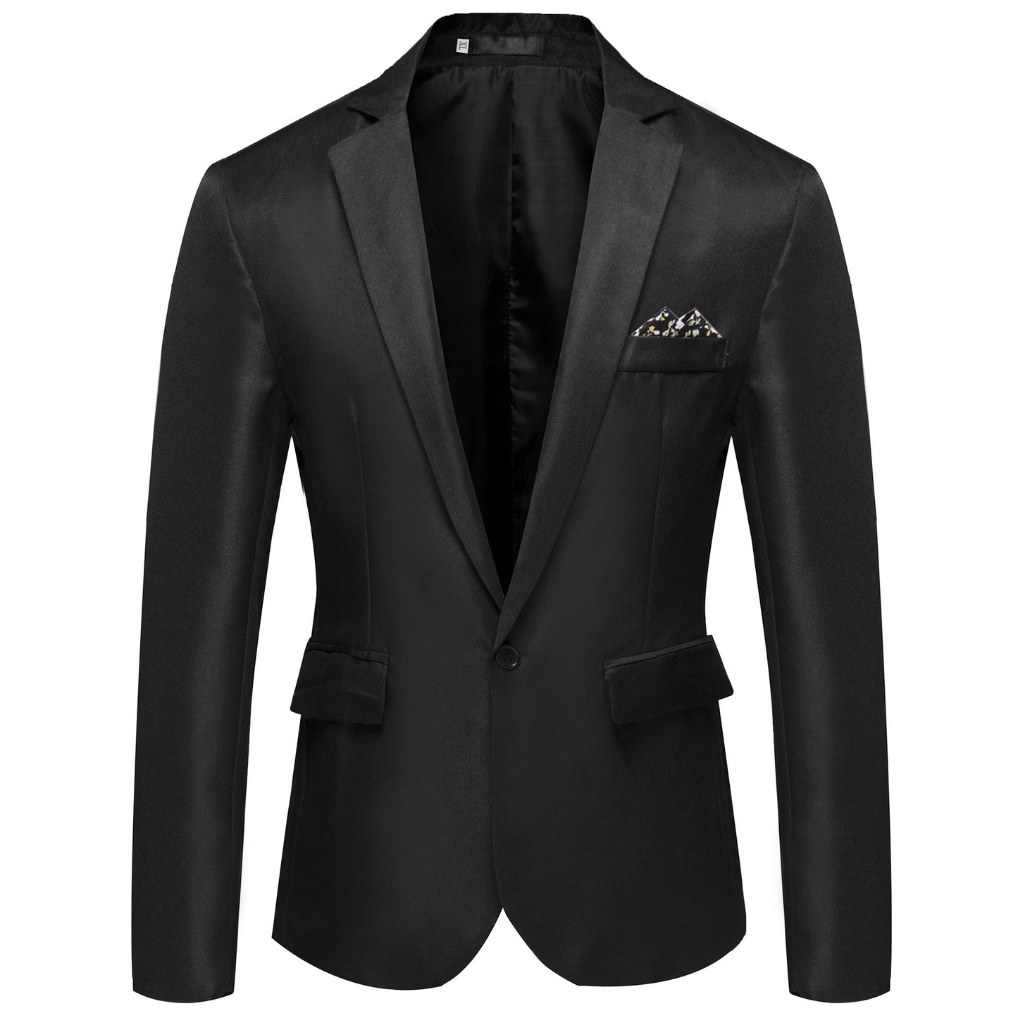 Herren modischer und eleganter Anzugjacke mit satiniertem Finish ModeGeist