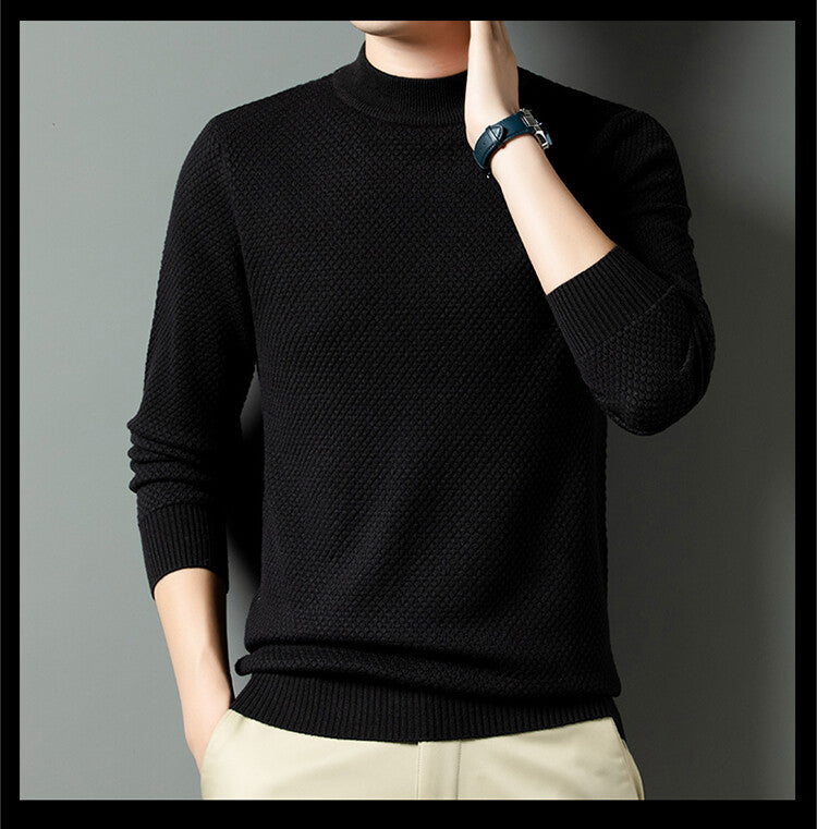 Herren Strukturierter Pullover im modernen Design ModeGeist