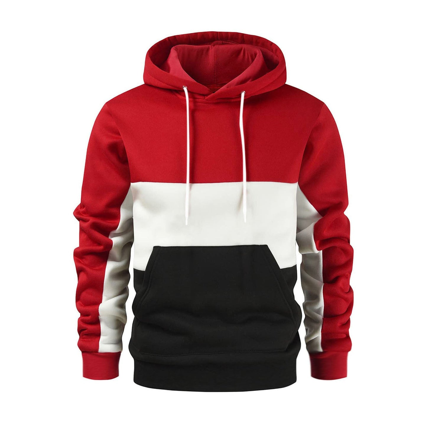 Herren Kapuzenpullover mit modischem Farbblockdesign ModeGeist