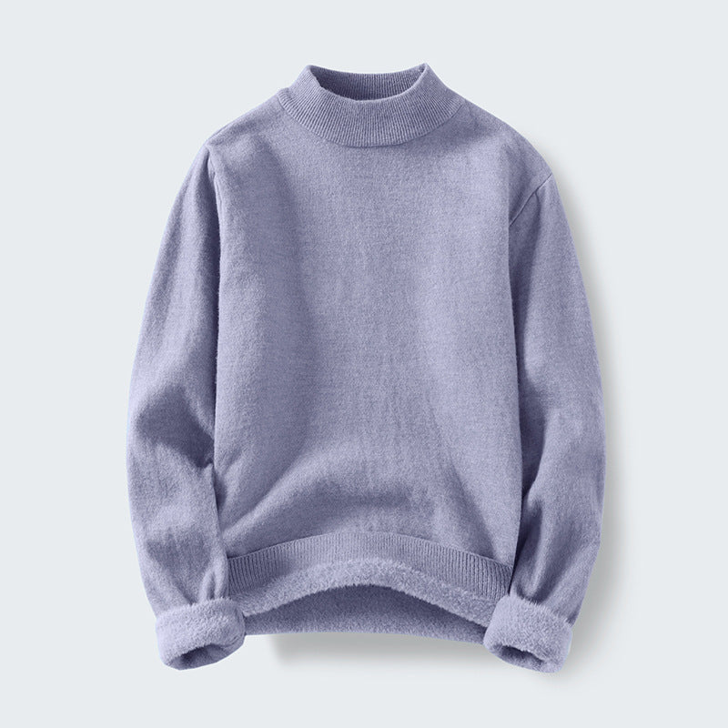 Damen Kuscheliger Stehkragenpullover ModeGeist