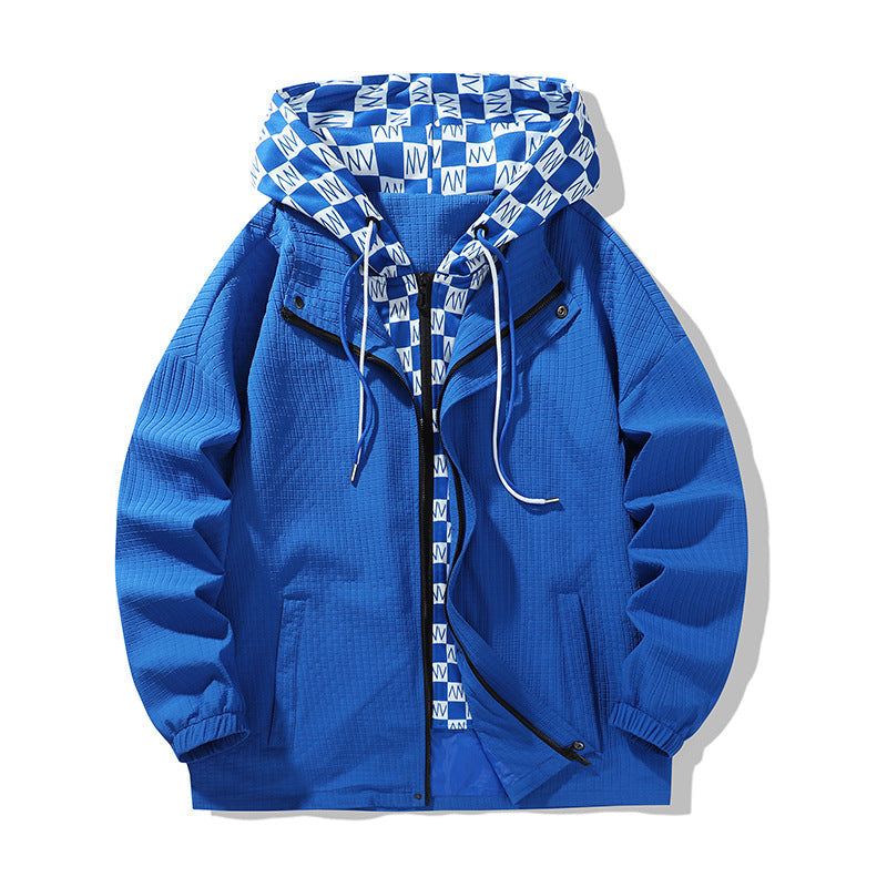 Damen leichte Funktionsjacke mit verstellbarer Kapuze und atmungsaktivem Innenfutter ModeGeist