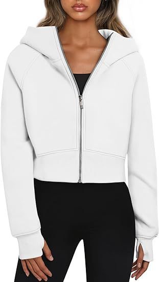 Damen cropped Kapuzenjacke ModeGeist