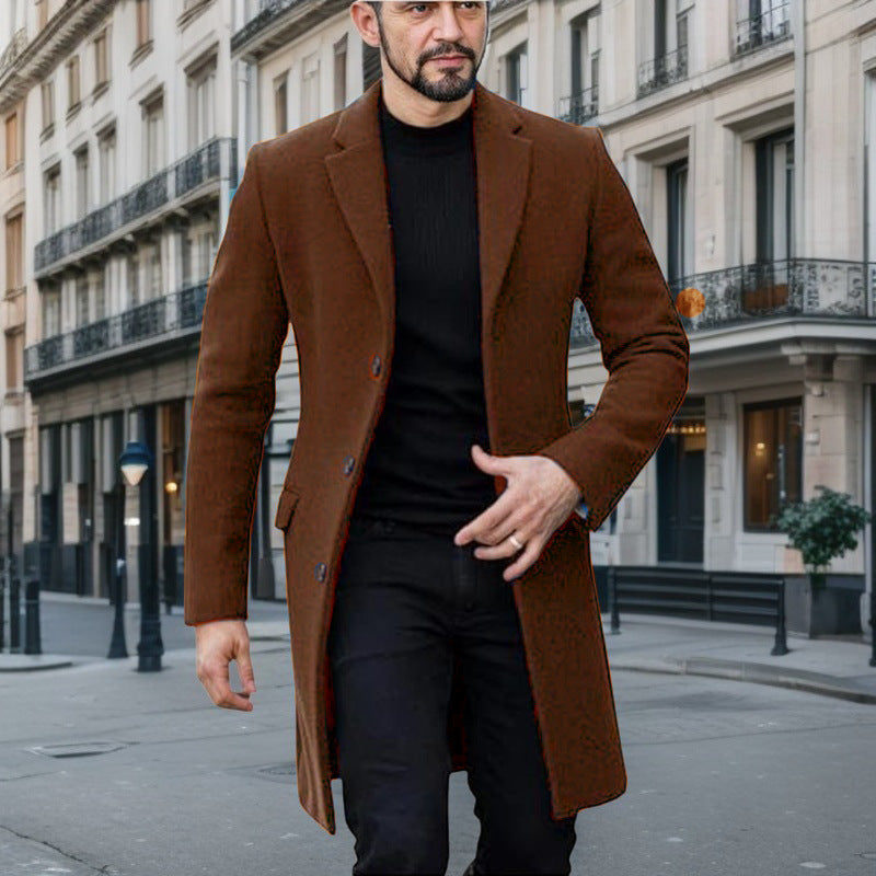 Herren eleganter Wollmantel ModeGeist 1760428448
