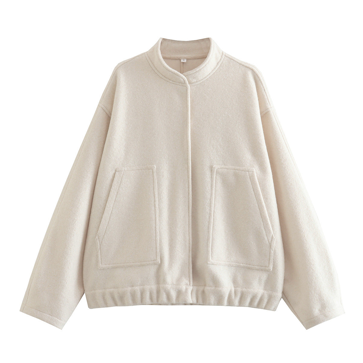 Damen Oversized Wolljacke im schlichten Design ModeGeist