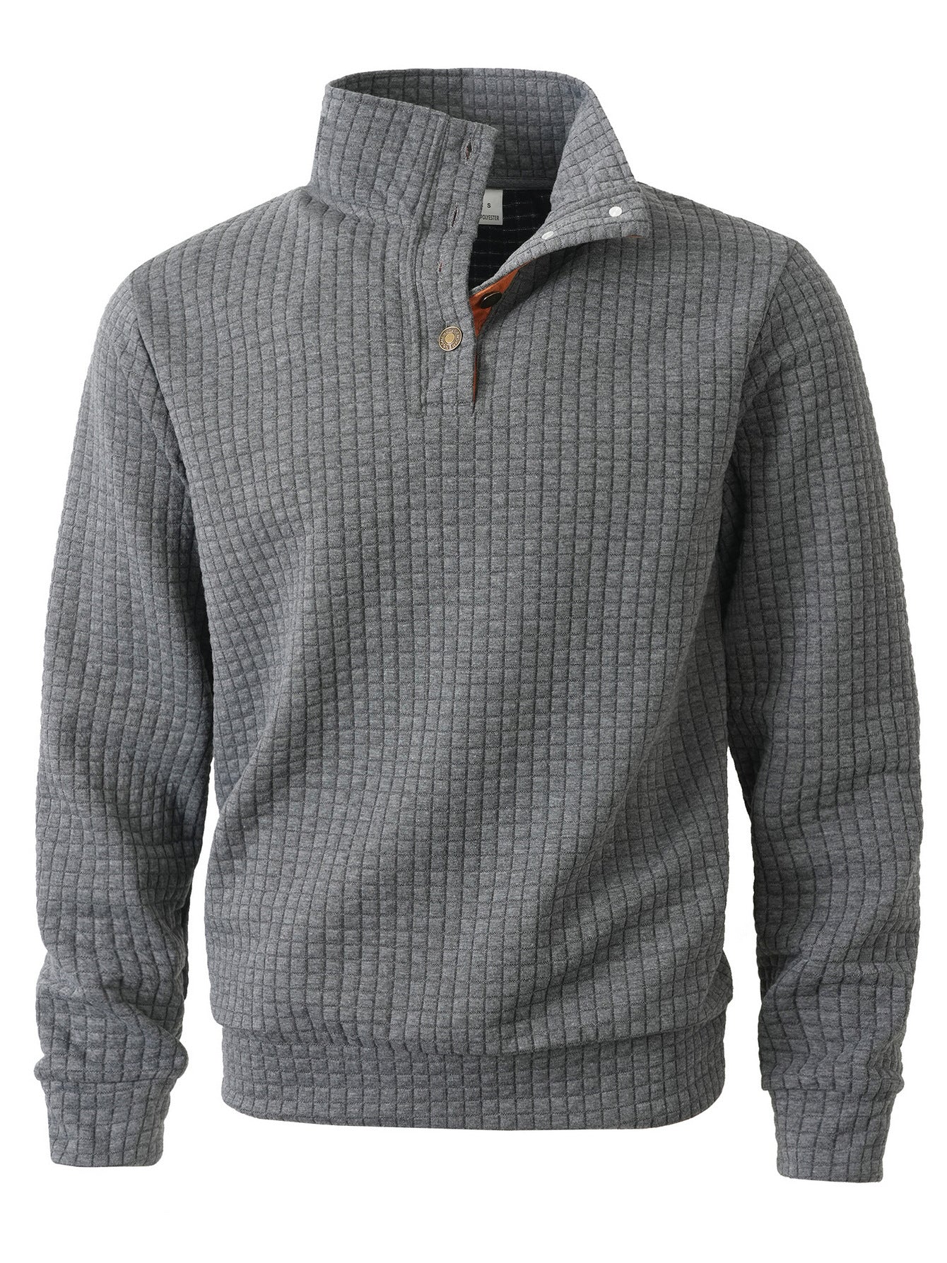 Herren stylischer Pullover mit modischem Stehkragen ModeGeist