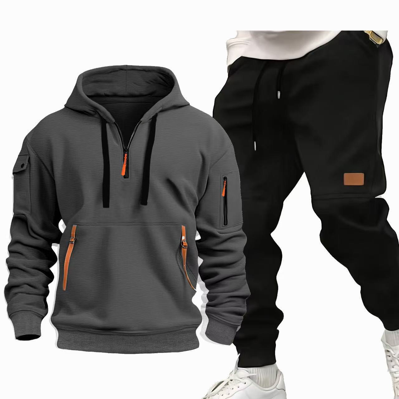 Herren Funktions-Hoodie und Jogginghose Set ModeGeist