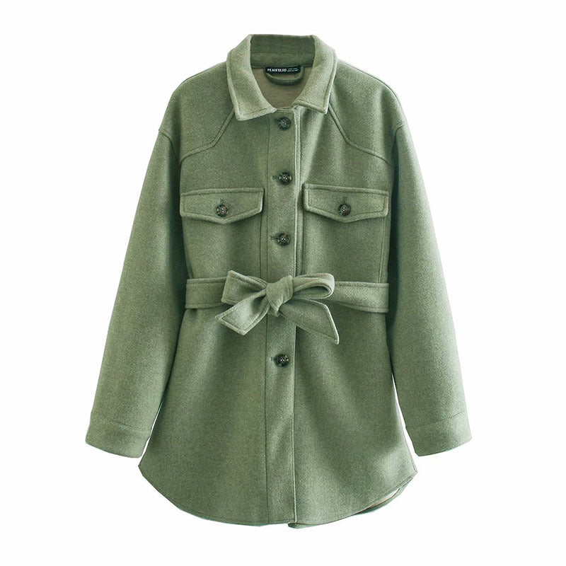 ModeGeist | Umlegekragen Elegante Wollmäntel