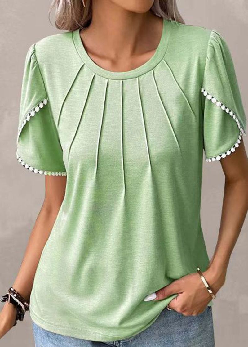 Elegante Bluse mit dekorativen Falten und raffinierten Ärmeldetails von MODEGEIST
