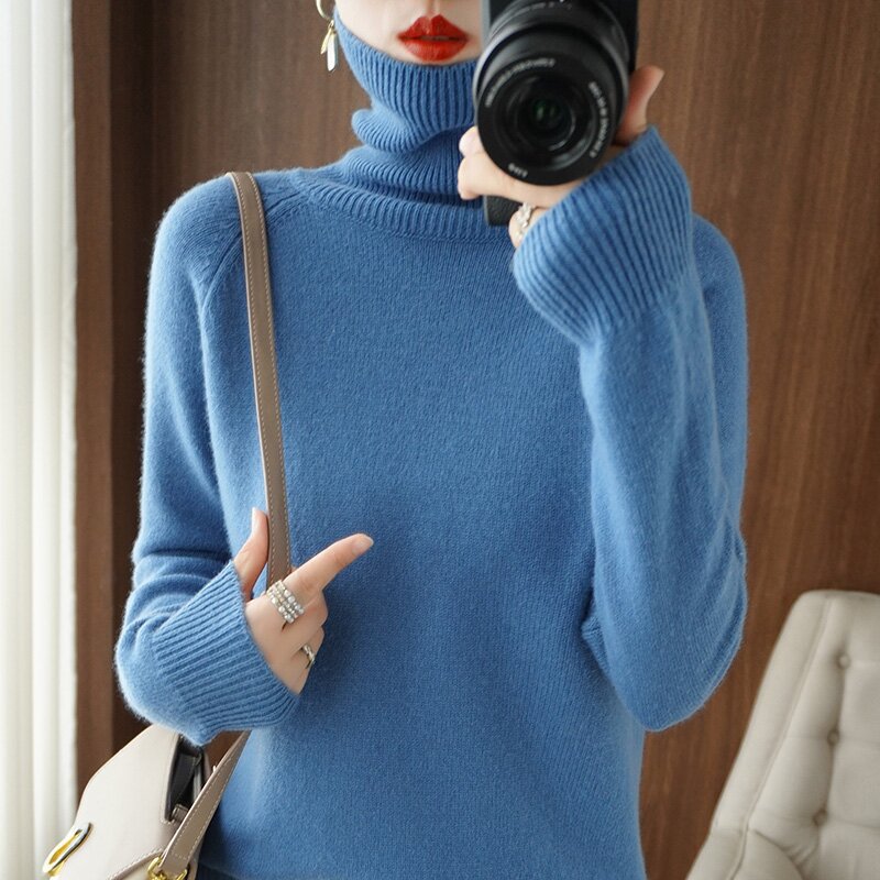 Damen Rollkragenpullover aus weichem ModeGeist