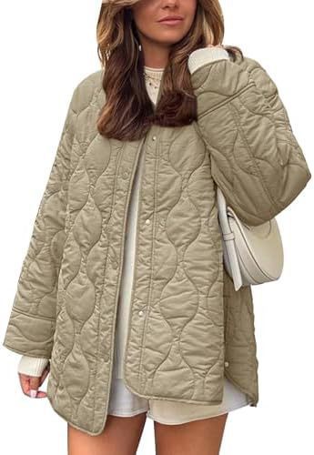 Damen Lässige Steppjacke mit praktischen Taschen und lässigem Schnitt ModeGeist