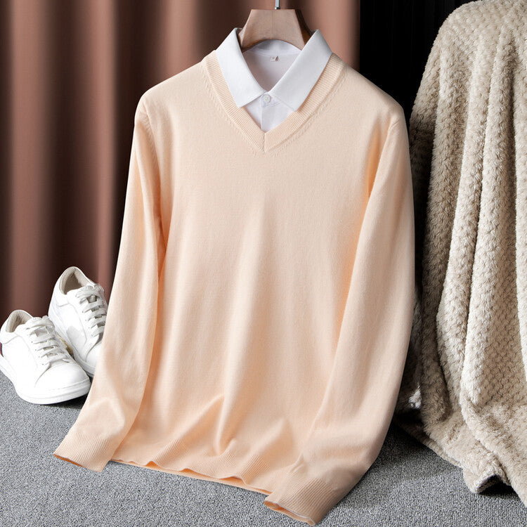Herren V-Ausschnitt Pullover ModeGeist