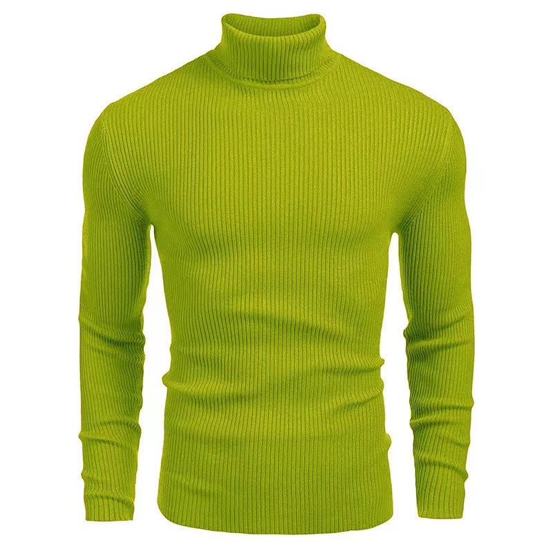 Herren Stehkragen Pullover aus ribbeltem Strick ModeGeist