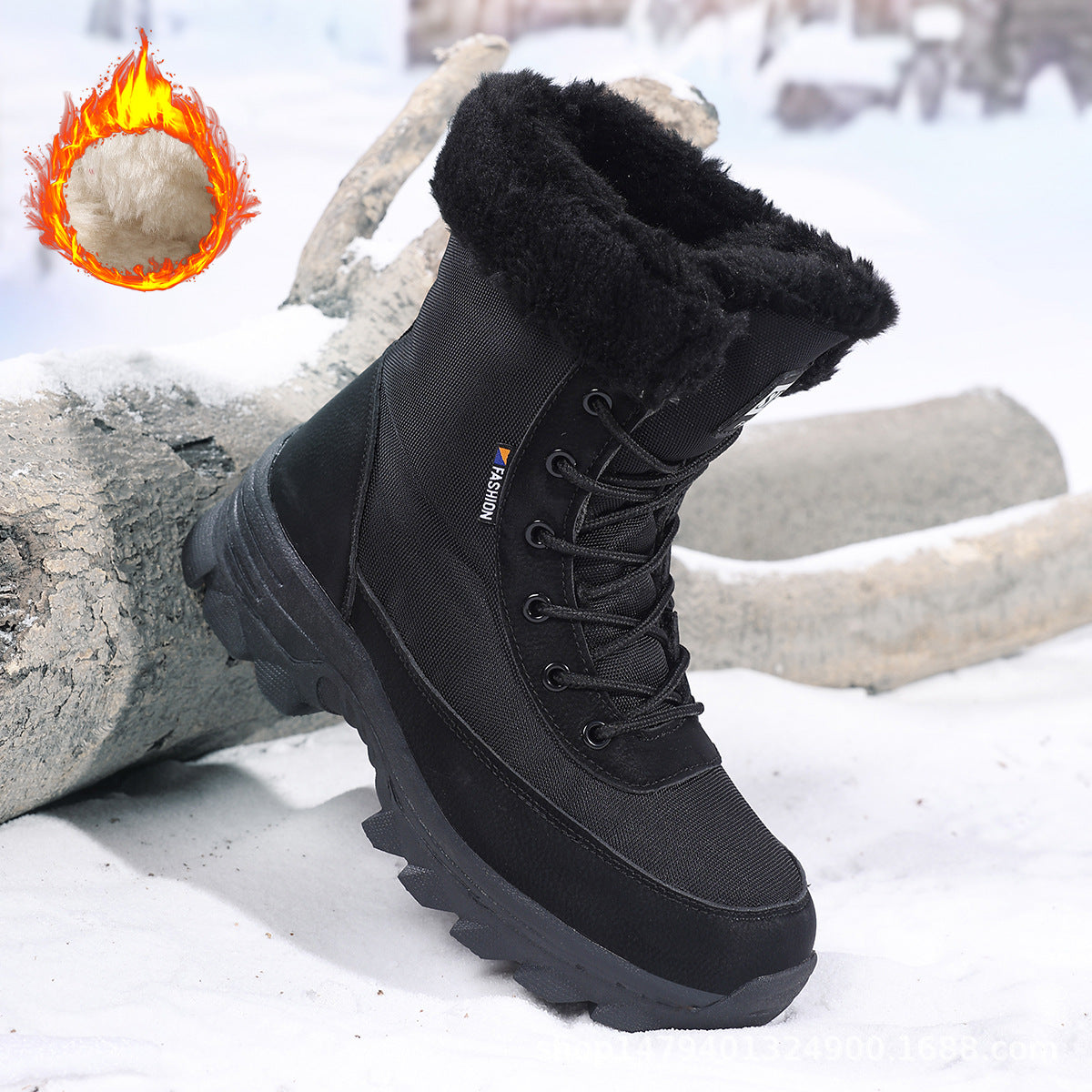 Damen Thermo-Winterstiefel mit isolierendem Futter und rutschfester Sohle ModeGeist