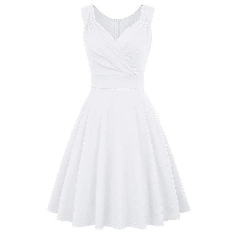 Elegante Wickelkleid für Damen im A-Linien Schnitt mit taillierter Silhouette von MODEGEIST