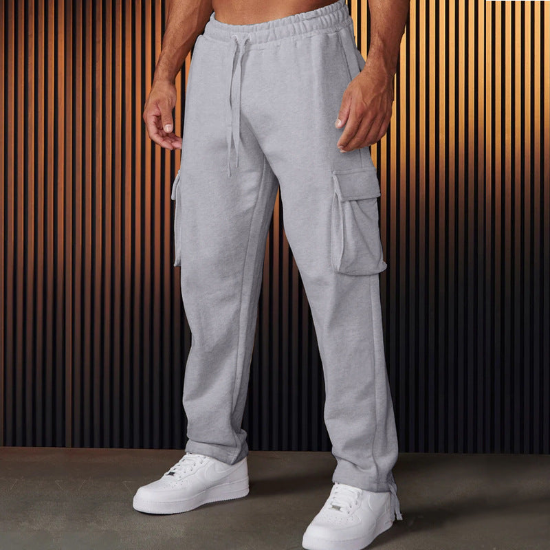 Herren Cargo-Jogginghose mit verstellbarem Bund und praktischen Seitentaschen ModeGeist