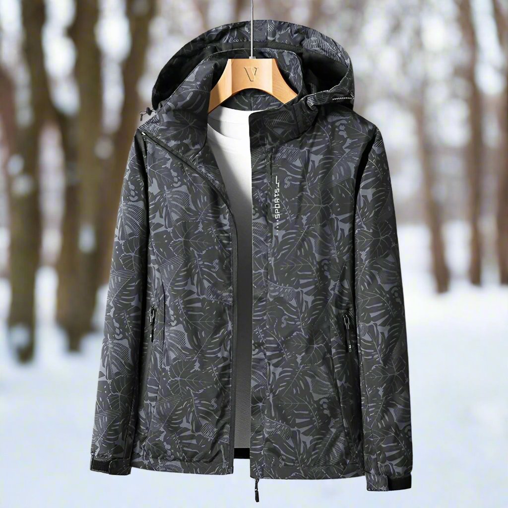 ModeGeist | Regenjacke - Leichtes Material - Kapuze & Reißverschluss - Verstellbare Bündchen