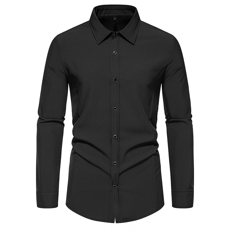 Herren modisches Langarmhemd mit elegantem Schnitt ModeGeist