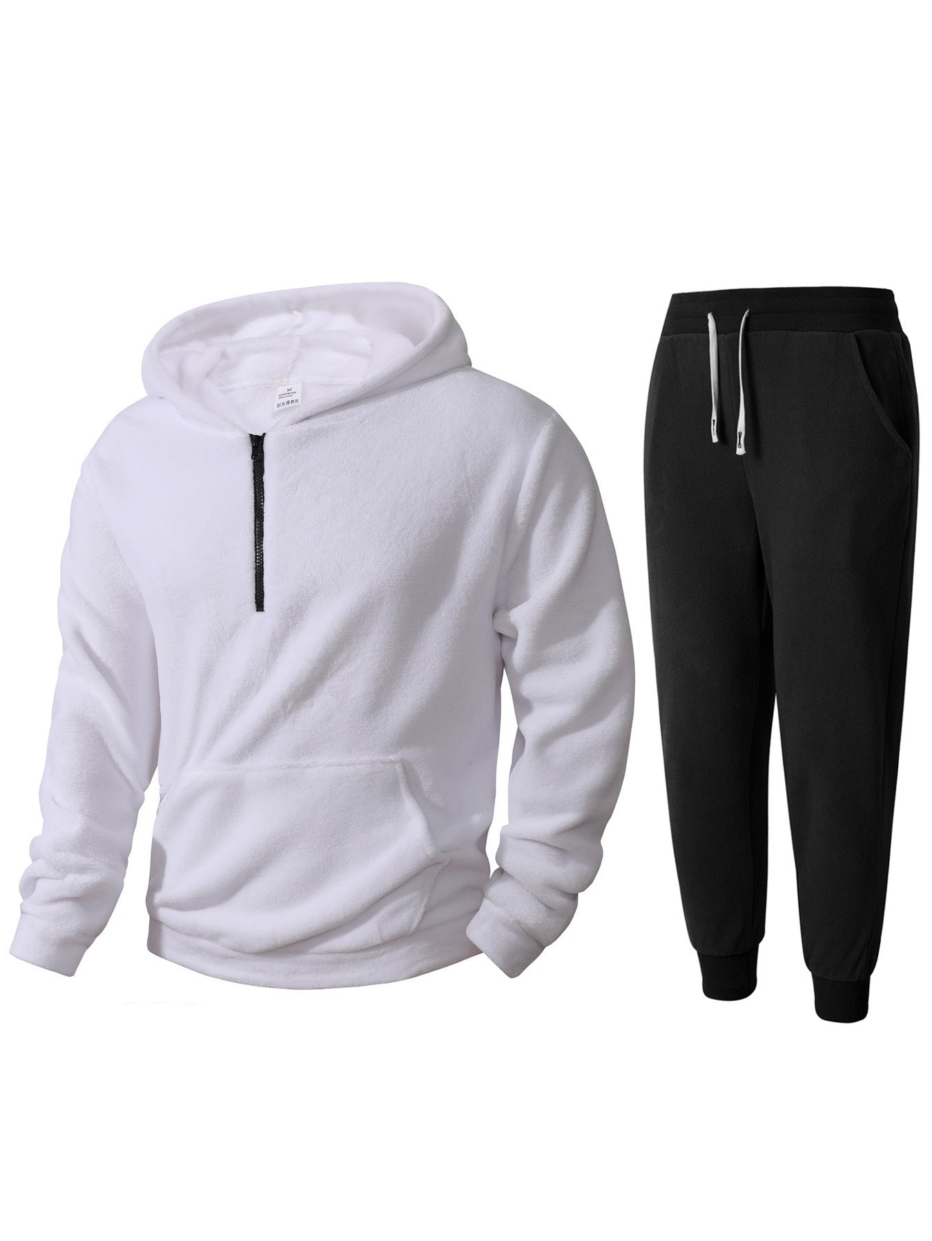 Herren kuscheliges Fleece-Hoodie und Jogginghose Set ModeGeist