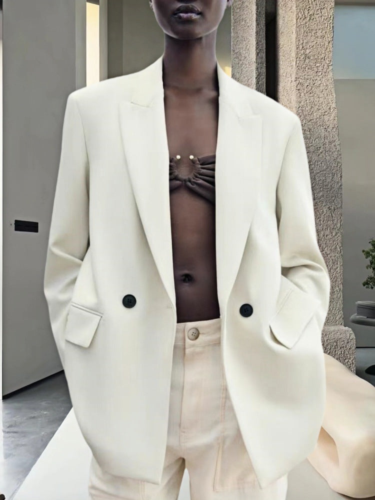 Damen Modischer und eleganter Oversized Blazer ModeGeist