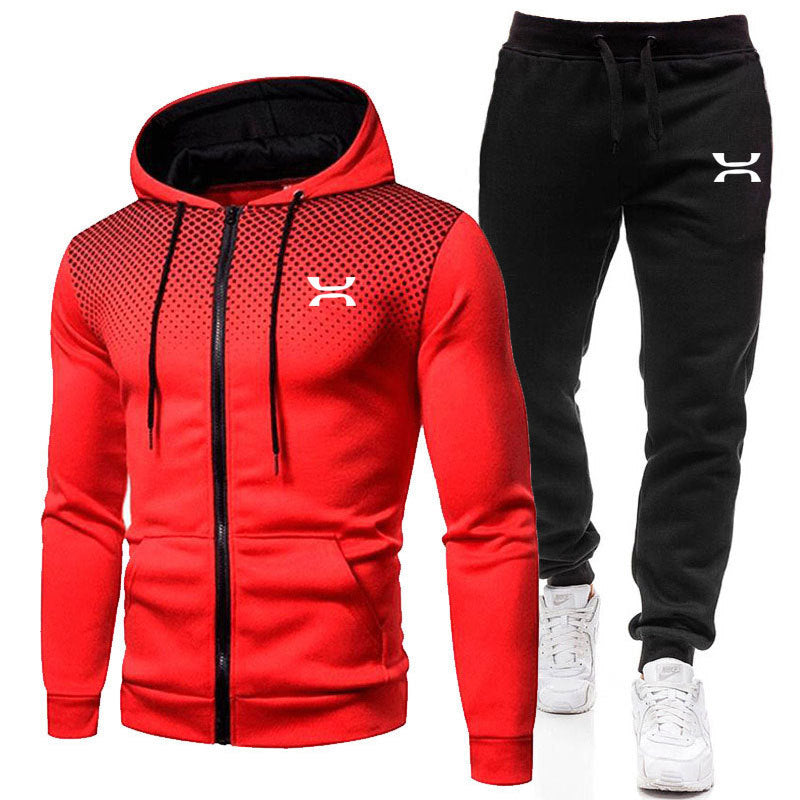 Herren Sportanzug mit atmungsaktivem Hoodie und bequemen Jogginghosen ModeGeist