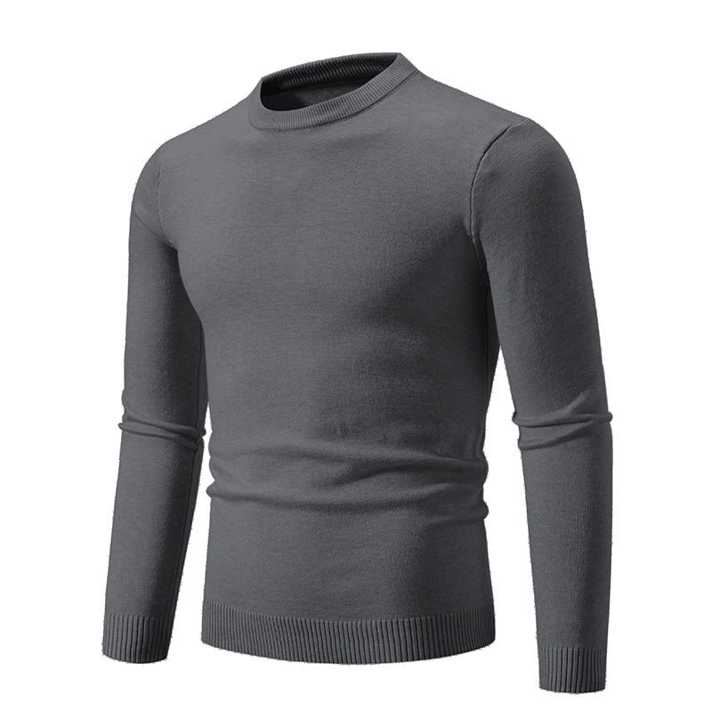 Herren eleganter Rundhals-Pullover aus feiner Baumwolle ModeGeist
